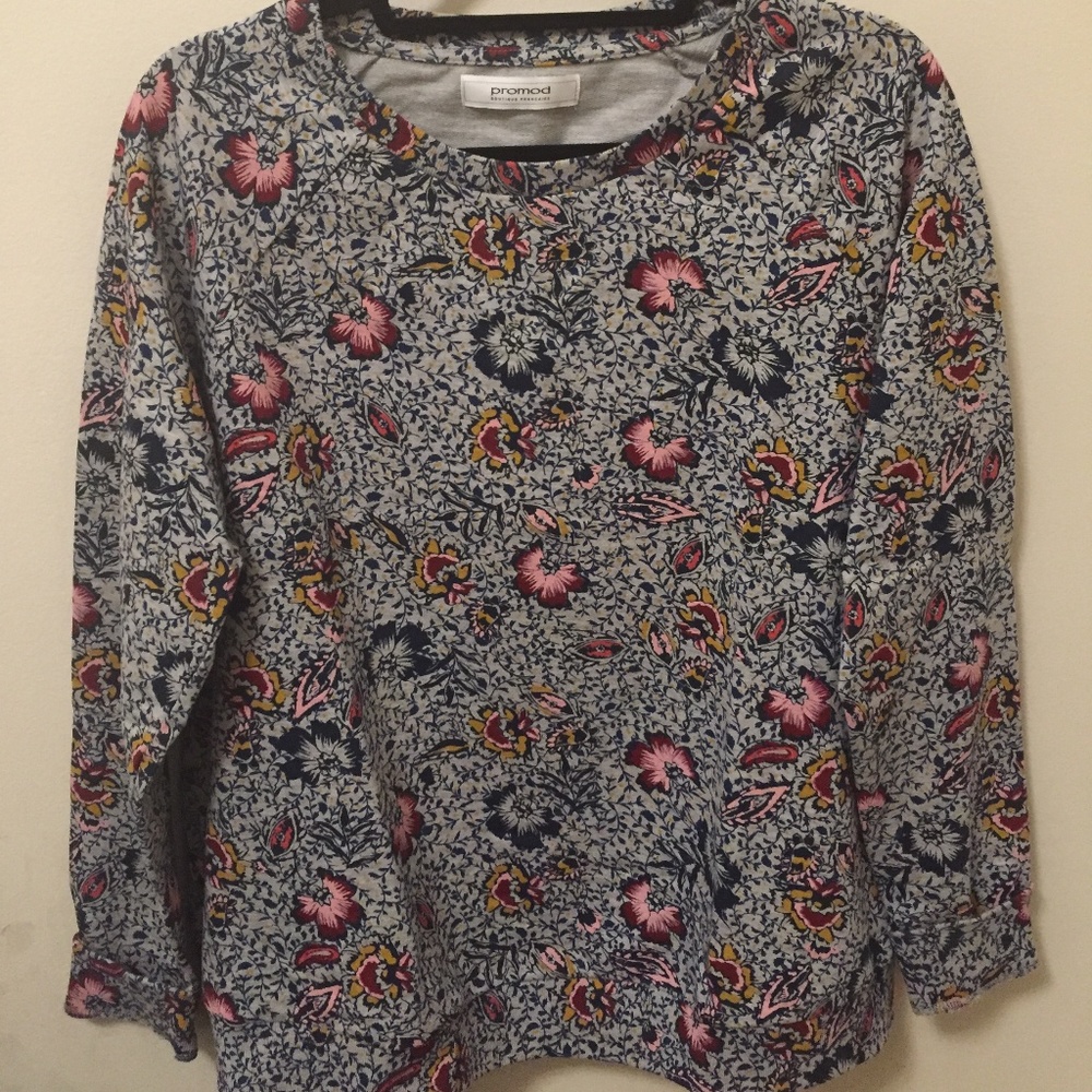 Promod Boutique: All Over Print Long Sleeve  Shirt